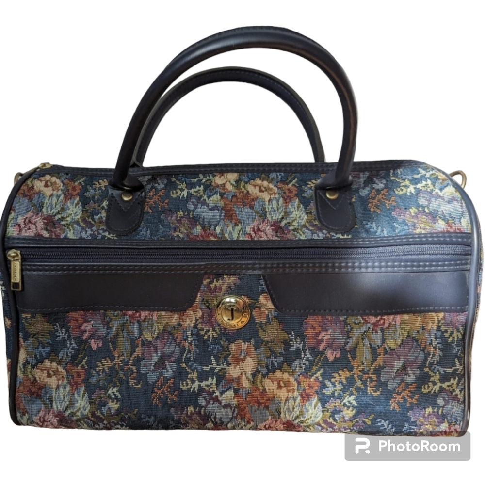 VINTAGE Jaguar Tapestry Bag